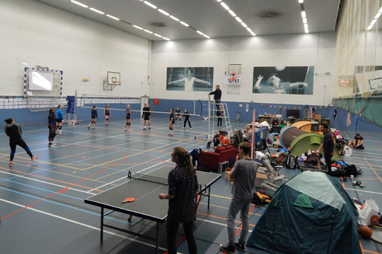 Wereldrecord volleybal sportcentrum VU